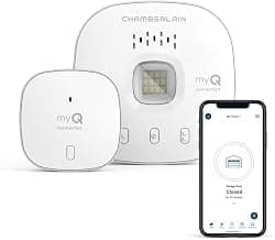 CHAMBERLAIN Smart Garage Control - Wireless Garage Hub and Sensor with Wifi & Bluetooth - 