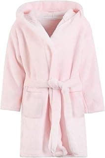 Girls Robe,Cute & Fleece Hooded Robe With Belt for Girls, 12 Months - 18 Years