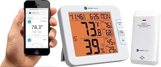 Ambient Weather WS-8482 7-Channel Wireless Internet Remote Monitoring Weather Station with