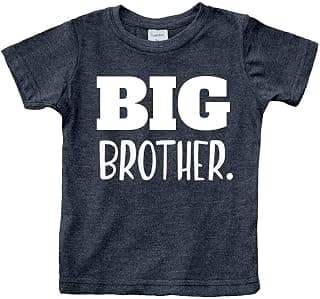 Big Brother Shirt for Toddler Promoted to Best Big Brother Announcement Baby Boys
