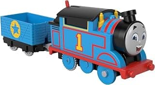 Thomas & Friends Motorized Toy Train Thomas Battery-Powered Engine with Cargo for Preschoo