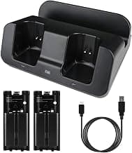Tuboopy Wii Controller Charger Replaceable Wii Controller Charger, Wii Remote Charger Comp
