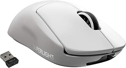 Logitech G PRO X SUPERLIGHT Wireless Gaming Mouse, Ultra-Lightweight, HERO 25K Sensor, 25,