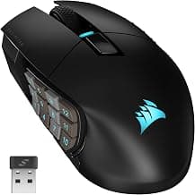 CORSAIR SCIMITAR ELITE RGB WIRELESS MMO Gaming Mouse - 26,000 DPI - 16 Programmable Button