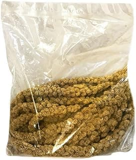 Worlds Freshest Sun-Dried Spray Millet Non-GMO and Pesticide Free (No Stems Only Edible To