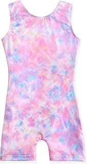 Gymnastics Leotards for Girls Unicorn Aurora Rainbow Mermaid Dinosaur Cupcake Sparkle Biketard Toddlers Kids Children