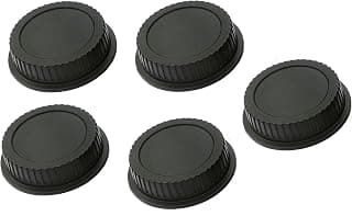 (5 Packs) Rear Lens Cover Cap for EOS EF Lens, Ef-s Lense Dust Protective Rear Cover, EF L