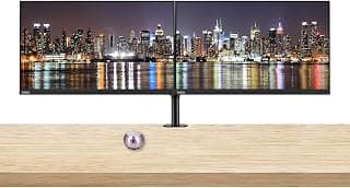 Lenovo ThinkVision S24e-20 23.8" Full HD 1920 x 1080 WLED LCD Monitor 2-Pack Bundle with M