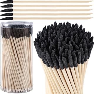 150 Pcs Sanding Sticks, Fine Detailing Sanding Tools with Storage Box for Plastic Models Miniatures Wood Stocking Stuffers, 280 Grit