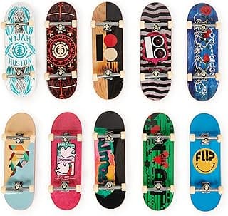 TECH DECK, DLX Pro 10-Pack of Collectible Fingerboards, for Skate Lovers, Kids Toy for Age