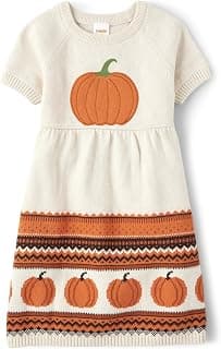 Girls' One Size and Toddler Short Sleeve Sweater Dresses