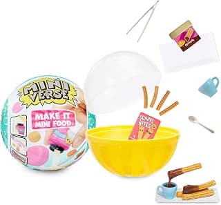 MGA's Miniverse Make It Mini Food Cafe Series 2 Mini Collectibles, Mystery Blind Packaging, DIY, Resin Play, Replica Food, NOT Edible, Collectors, 8+