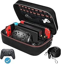 ivoler Carrying Storage Case for Nintendo Switch/For Switch OLED Model (2021),Portable Tra