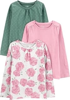 Toddlers and Baby Girls' Long-Sleeve Tops